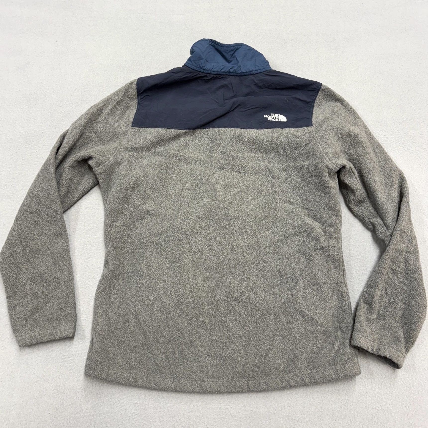 The North Face The North Face Sweater Womens Medium Gray Blue Fleece Snap Half Zip Pullover Size M / US 6-8 / IT 42-44 - 5 Thumbnail
