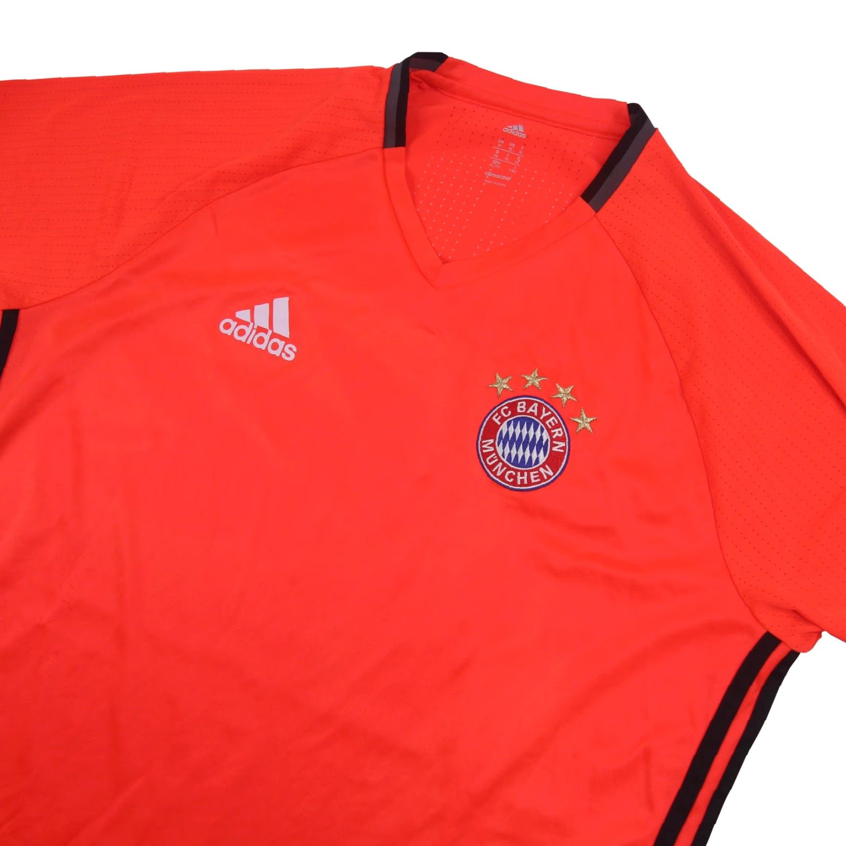 Adidas 2016 Adidas F.C. Bayern Munchen Mens XL Soccer Jersey Orange Size US XL / EU 56 / 4 - 2 Thumbnail