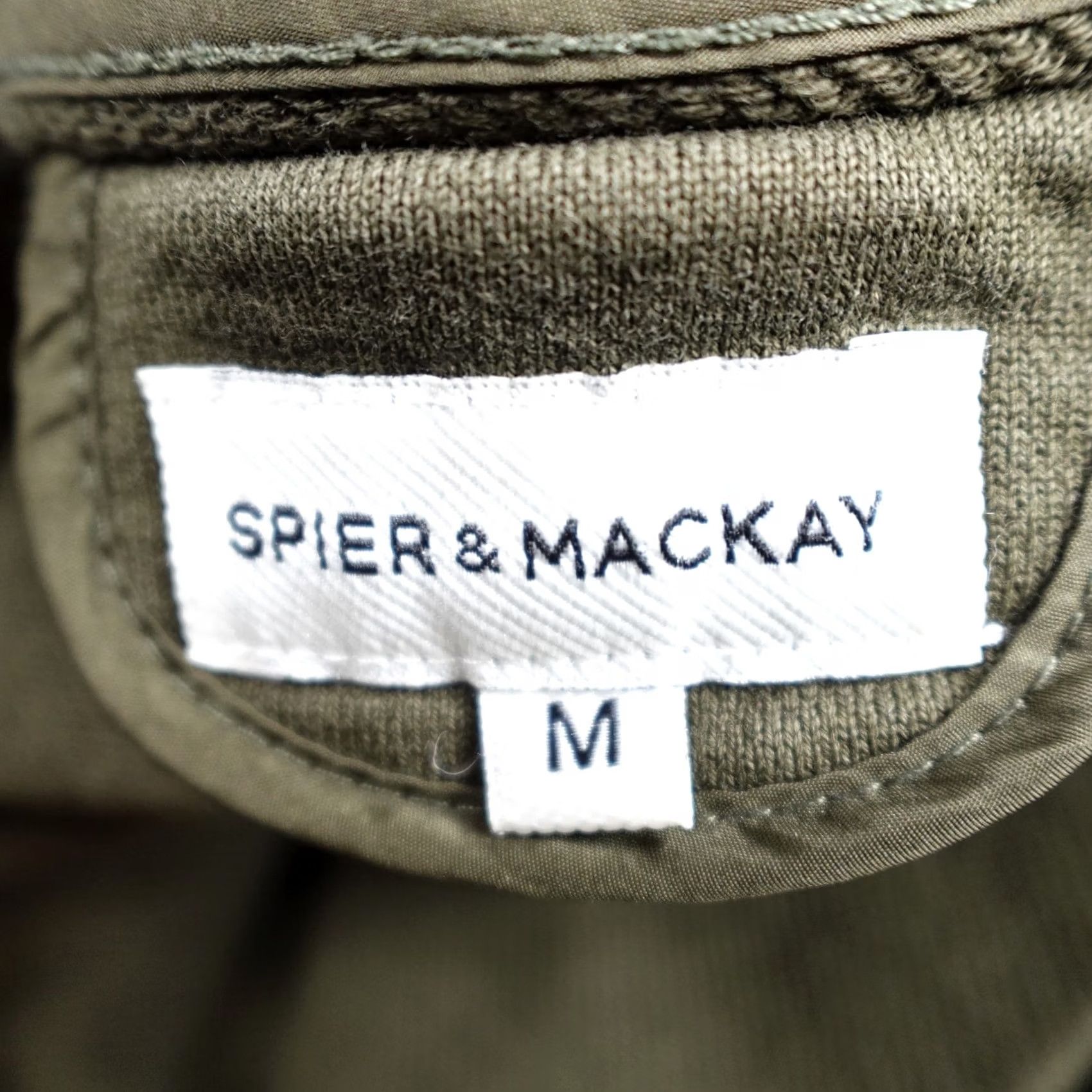 Vintage Spier & Mackay Mens Jogger Pants Medium Green Solid Cotton Drawstring Size US 31 - 4 Thumbnail