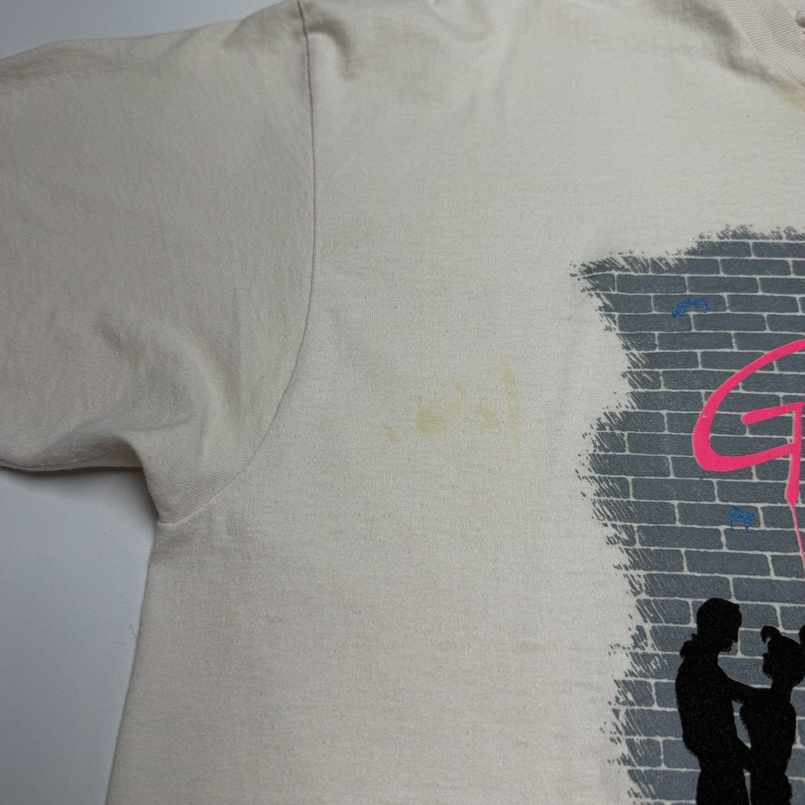 Vintage Vintage 90s Graffiti Night T Shirt Mens XL 22.5x29.5 White S Size US XL / EU 56 / 4 - 7 Thumbnail