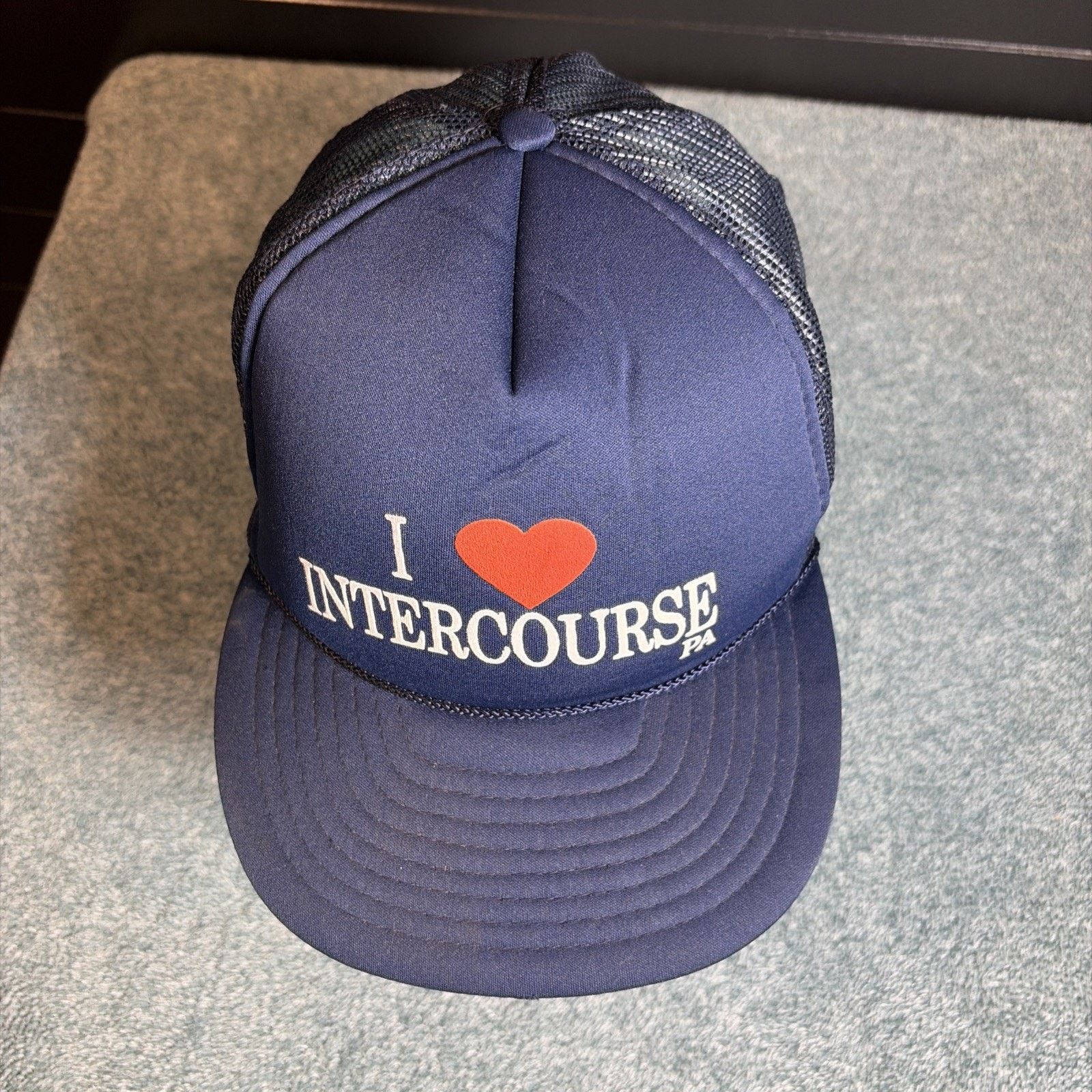 Vintage Intercourse Pennsylvania Vtg Adjustable Hat Cap Trucker Mesh Size ONE SIZE - 5 Thumbnail