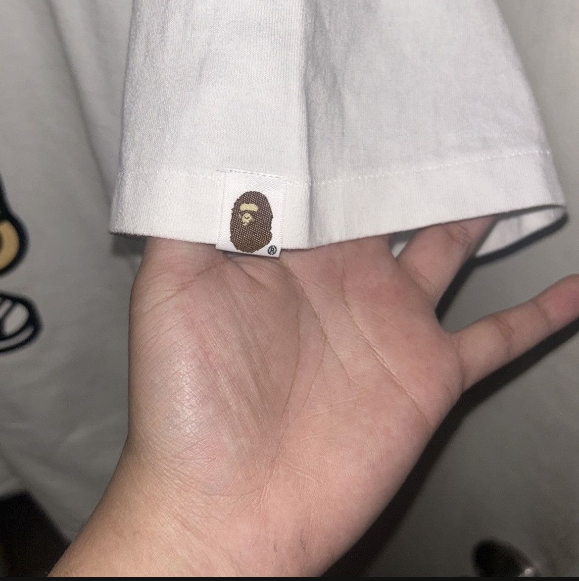 Bape BAPE TEE WHITE SHARK HEAD OLD DROP Size US XL / EU 56 / 4 - 2 Thumbnail