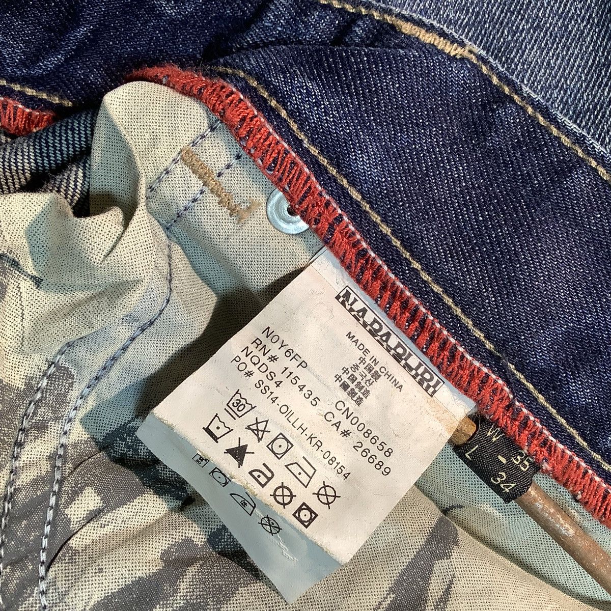 Napapijri Napapijri Slim Fit Denim Jeans Size US 34 / EU 50 - 6 Thumbnail