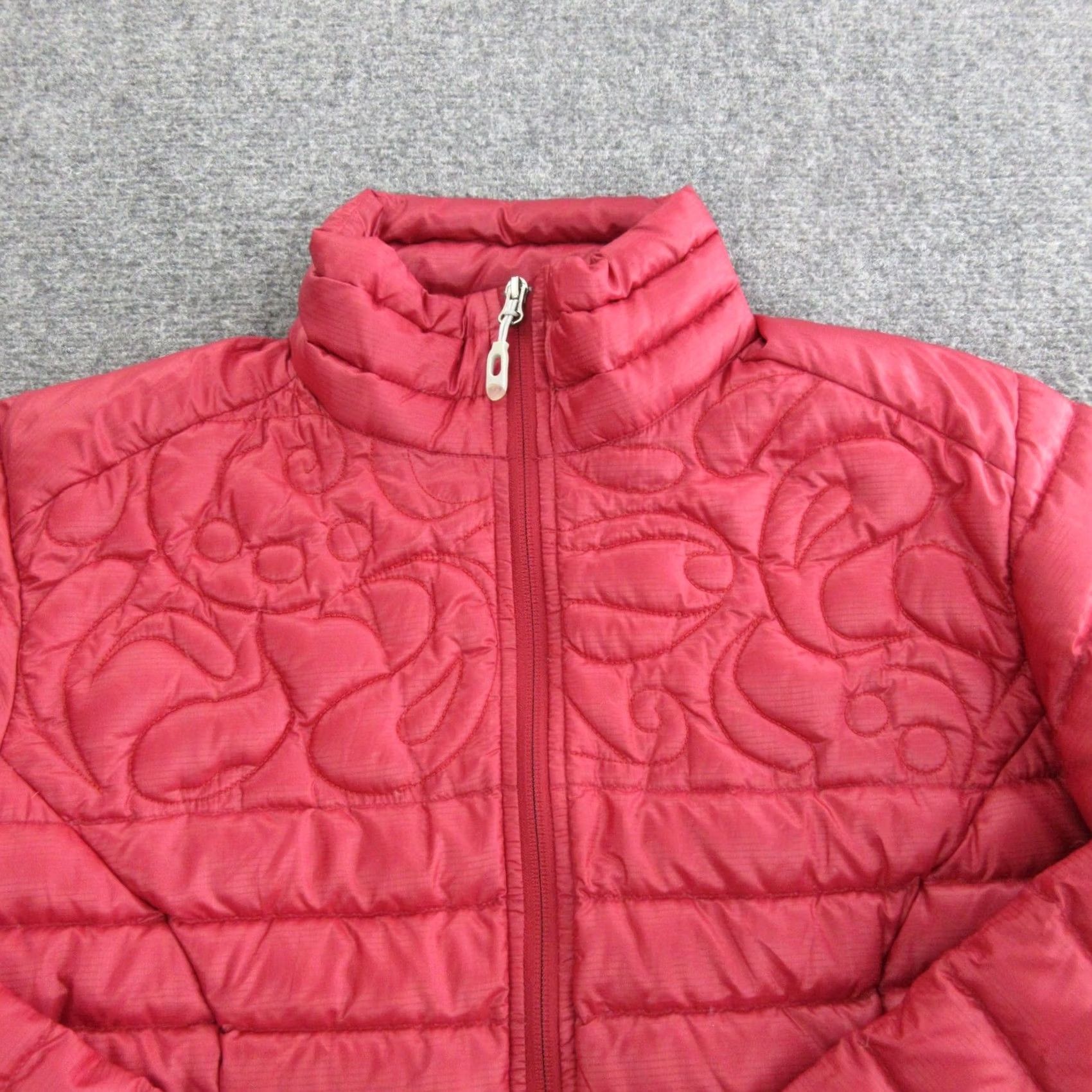 Mountain Hardwear Mountain Hardwear Jacket Womens Large Red Quilted Down Puffer Full Zip Warm Size L / US 10 / IT 46 - 3 Thumbnail