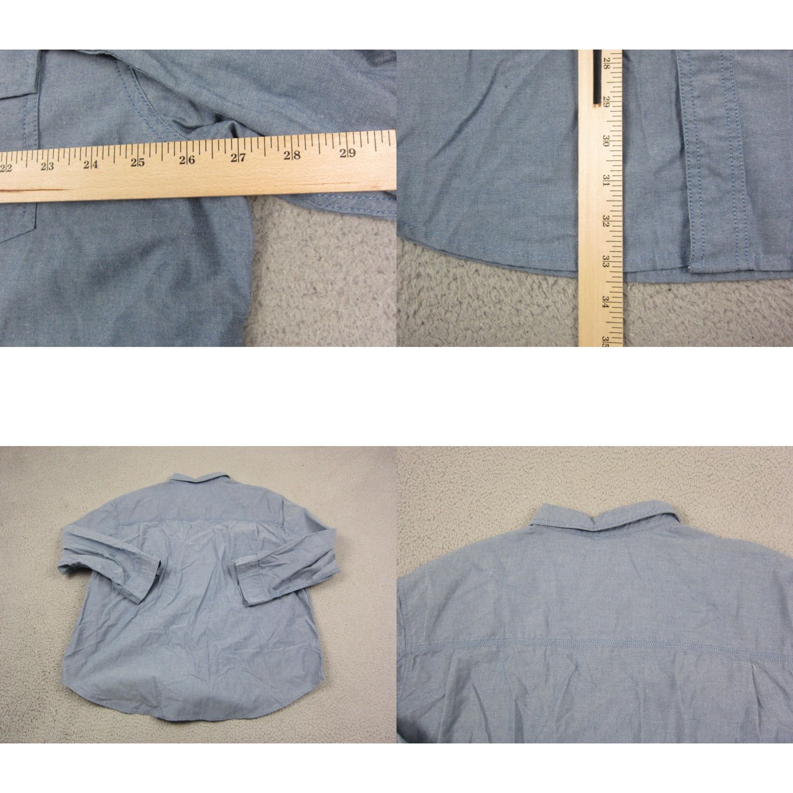 Levi's Levi's Shirt Mens 2XL Blue Chambray Button-Up Workwear 90s 80s Vintage Cotton Chambray Button-Up Mens Clothing Size US XXL / EU 58 / 5 - 8 Thumbnail