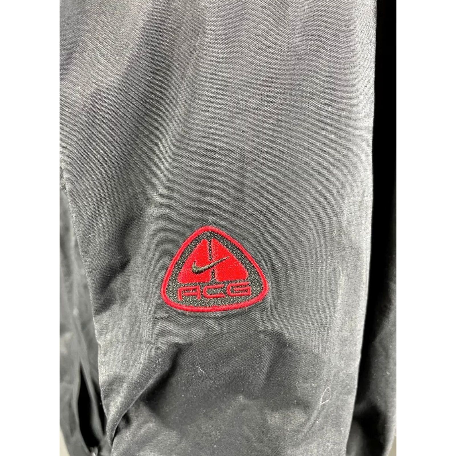 Nike Nike ACG Hoodie Jacket Mens XL Black Nylon Long Sleeve Windbreaker Slim Fit Size US XL / EU 56 / 4 - 7 Thumbnail