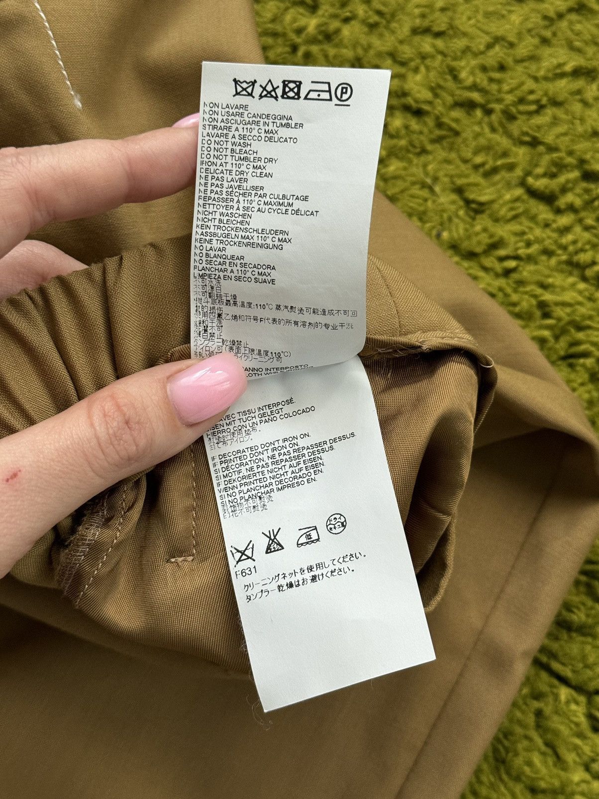 Designer × Maison Margiela Maison Martin Margiela MM6 A/W 2017 chinos pants Size 27" / US 4 / IT 40 - 8 Thumbnail