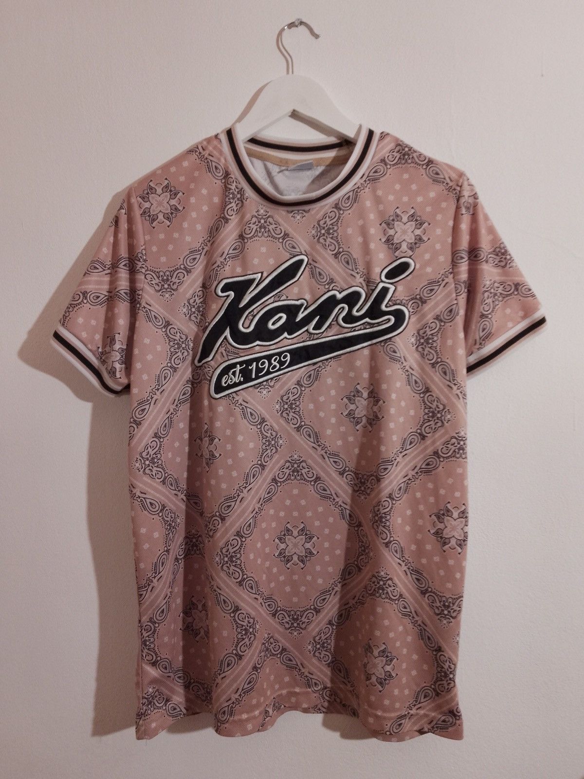 Karl Kani Karl Kani Varsity Paisley Mesh Short Sleeve T-Shirt Size US S / EU 44-46 / 1 - 1 Thumbnail