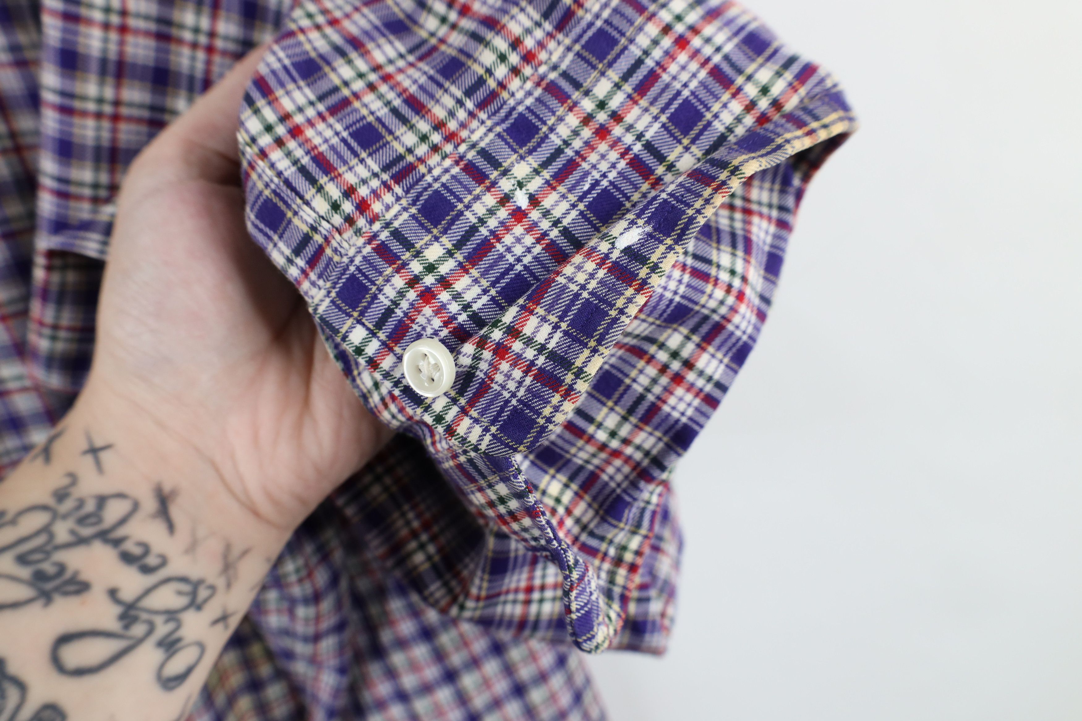 Ralph Lauren × Vintage Vintage 90s Ralph Lauren Blake Collared Button Down Shirt Size US XXL / EU 58 / 5 - 10 Thumbnail