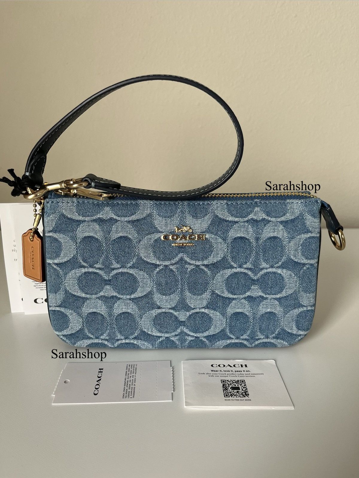 Coach Coach Nolita 19 In Signature Denim Size ONE SIZE - 1 Thumbnail