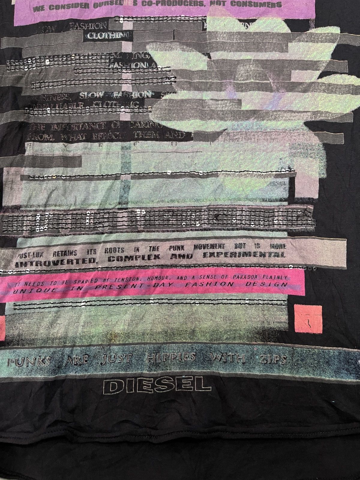 Diesel Diesel Seditionaries Punk Poem Quotes Junya Watanabe Style Size S / US 4 / IT 40 - 4 Thumbnail