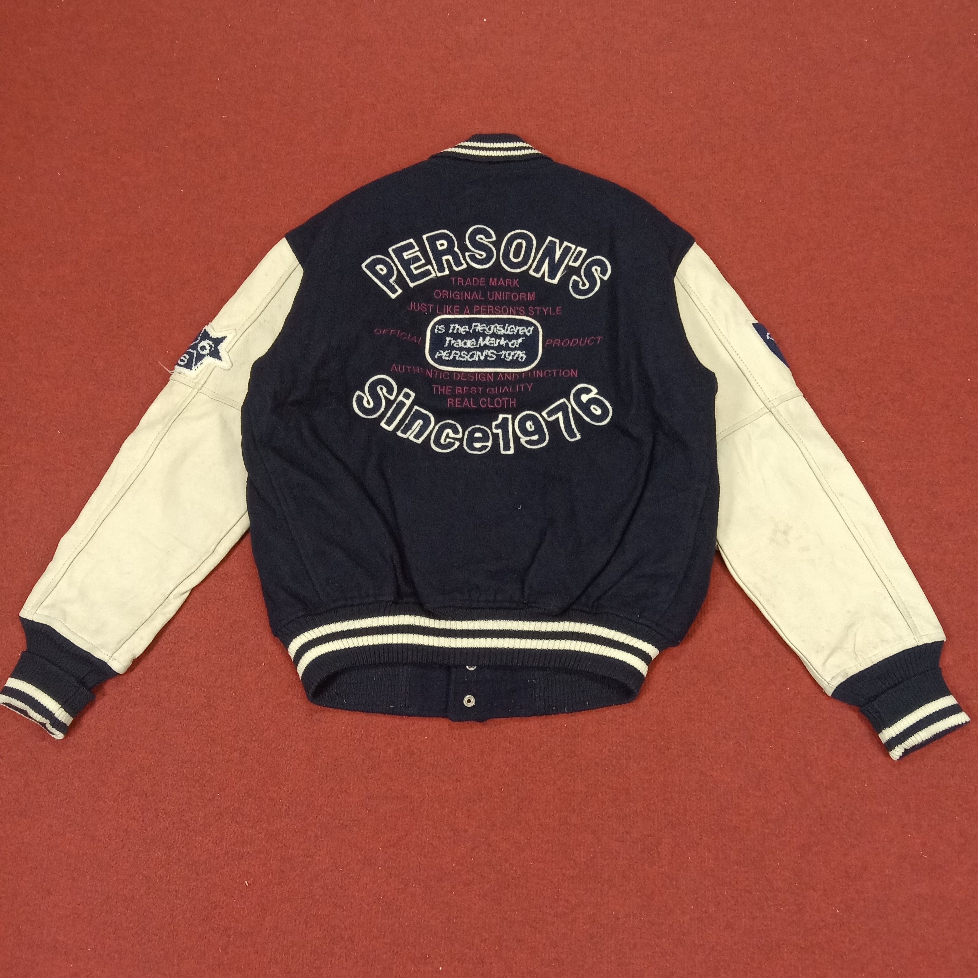 PERSON'S × Vintage Person's Streetwear Winter Style Varsity Jacket Size US M / EU 48-50 / 2 - 1 Thumbnail