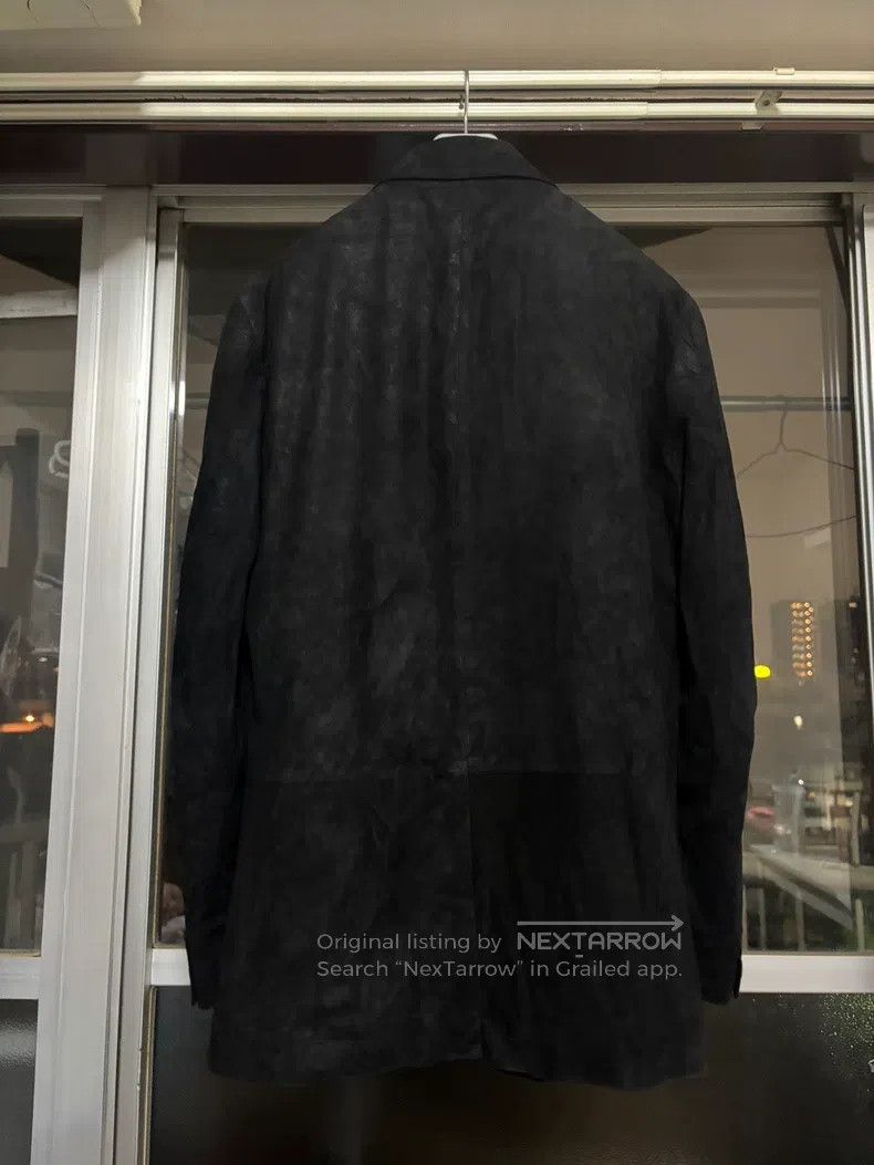 Helmut Lang Helmut Lang size L Showpiece Lamb Leather Patterned Blazer Size 38R - 4 Thumbnail