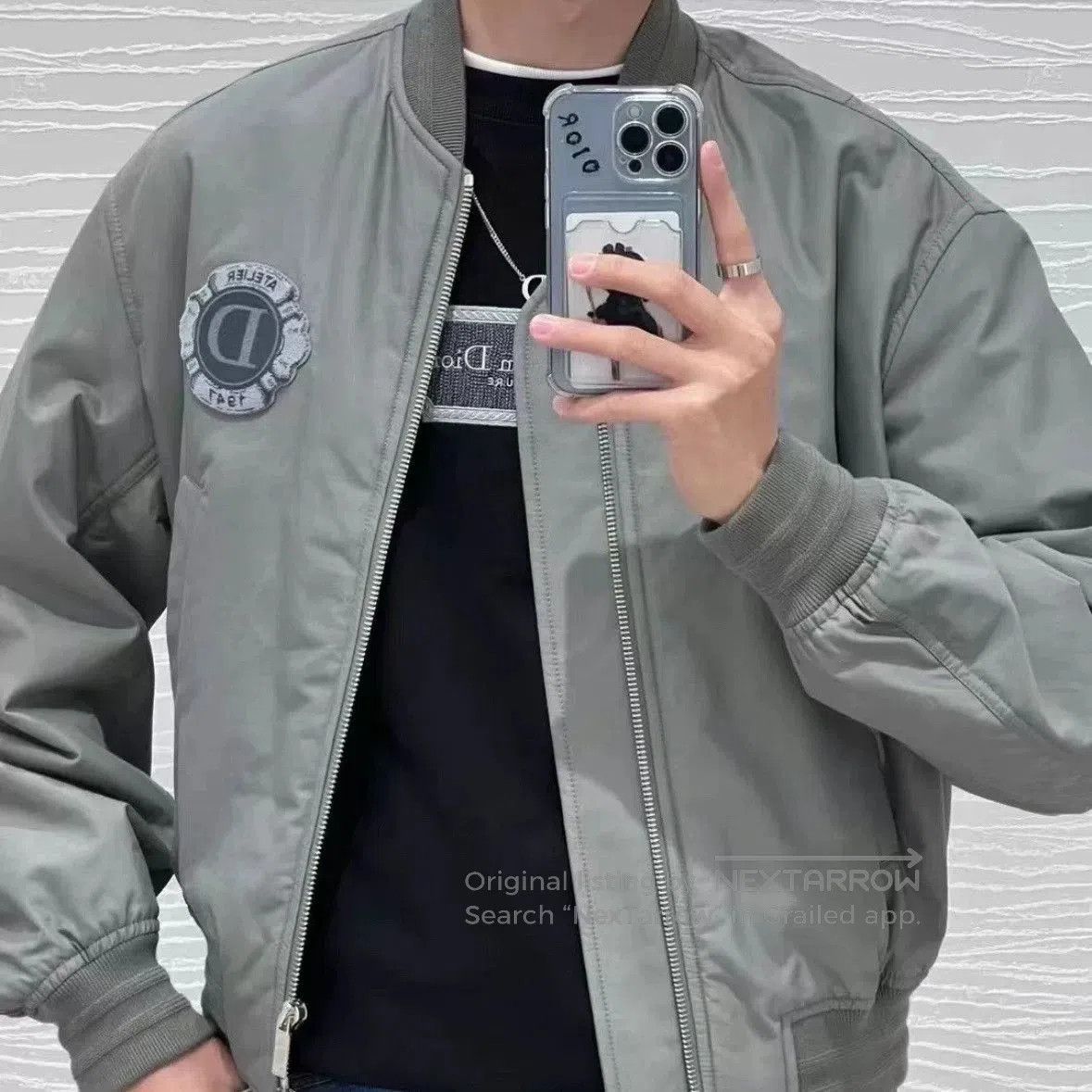 Dior Dior SS24 Embroidered Logo Bomber Jacket. Size US XXL / EU 58 / 5 - 9 Thumbnail
