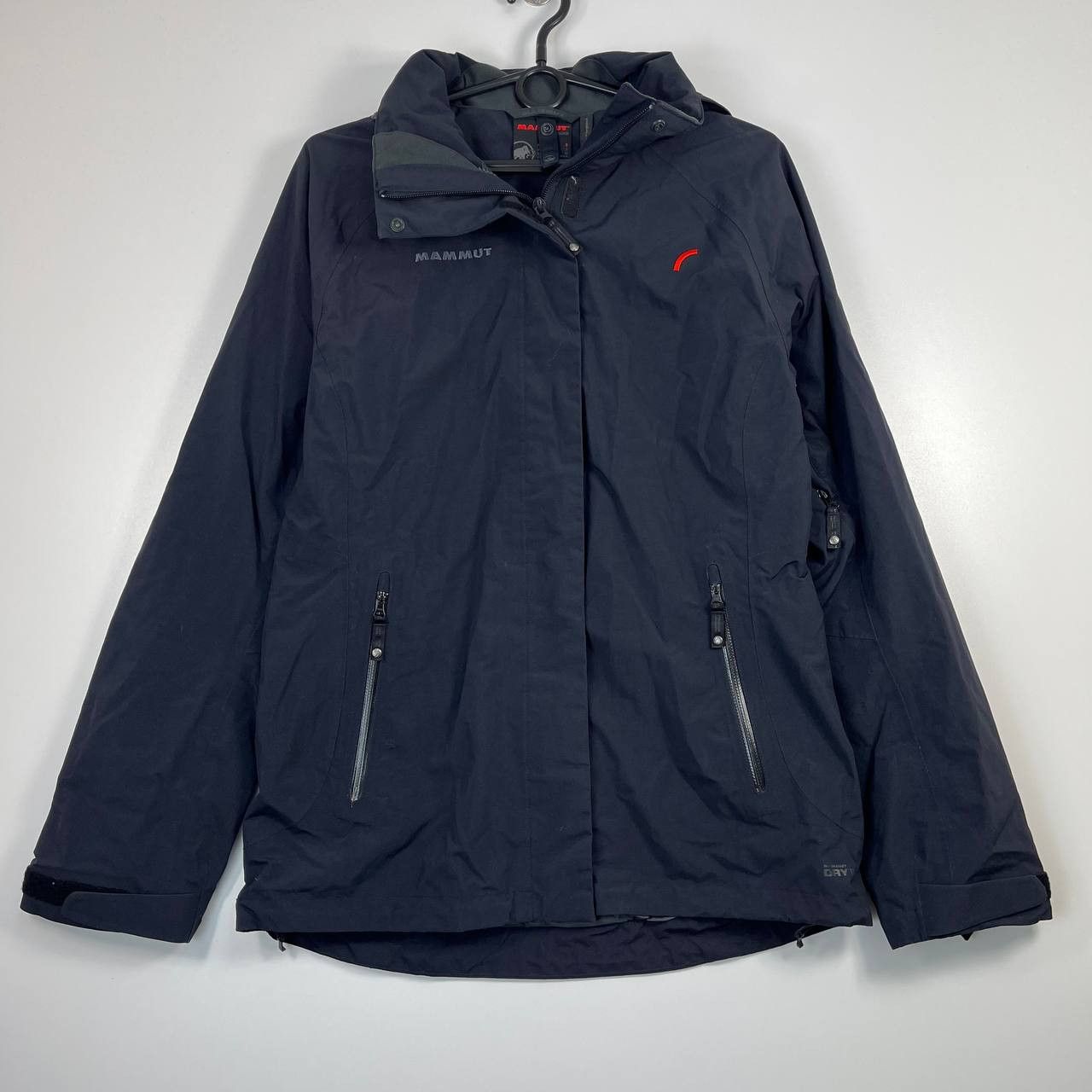 Mammut Mammut DRYtech Waterproof Jacket Hooded Navy Hiking Shell S Size US S / EU 44-46 / 1 - 1 Thumbnail