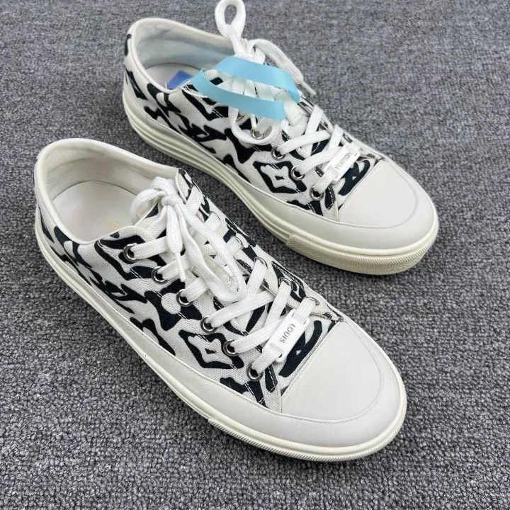 Louis Vuitton Louis Vuitton Stellar Logo Floral Low-top Sneakers -2508 Size US 6 / IT 36 - 6 Thumbnail