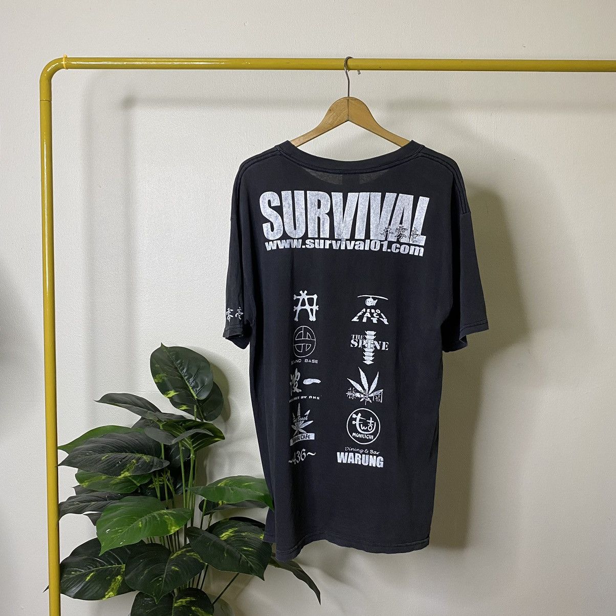 Japanese Brand × Vintage Vintage 2000s Survival 01 Organized A Revolution Faded Black Size US L / EU 52-54 / 3 - 1 Thumbnail