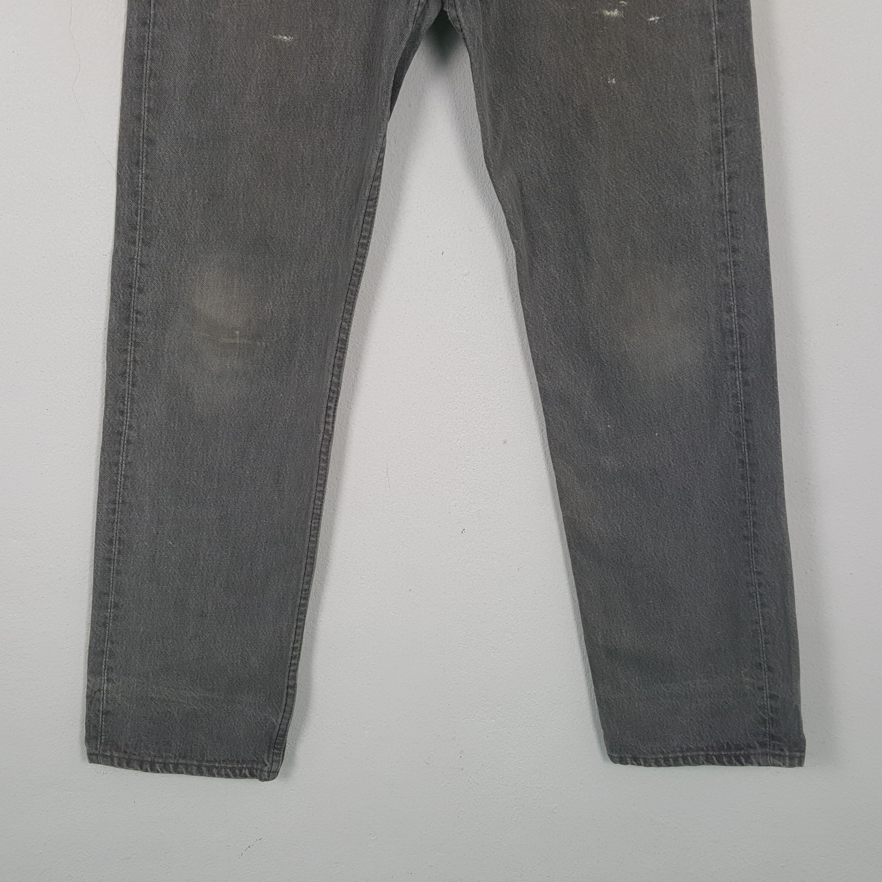 Levi's Levis 501 Made in USA Gray Jeans RR10 Size US 30 / EU 46 - 3 Thumbnail