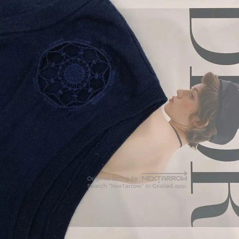 Dior Dior Navy Wool Women's Sweater . Size L / US 10 / IT 46 - 4 Thumbnail