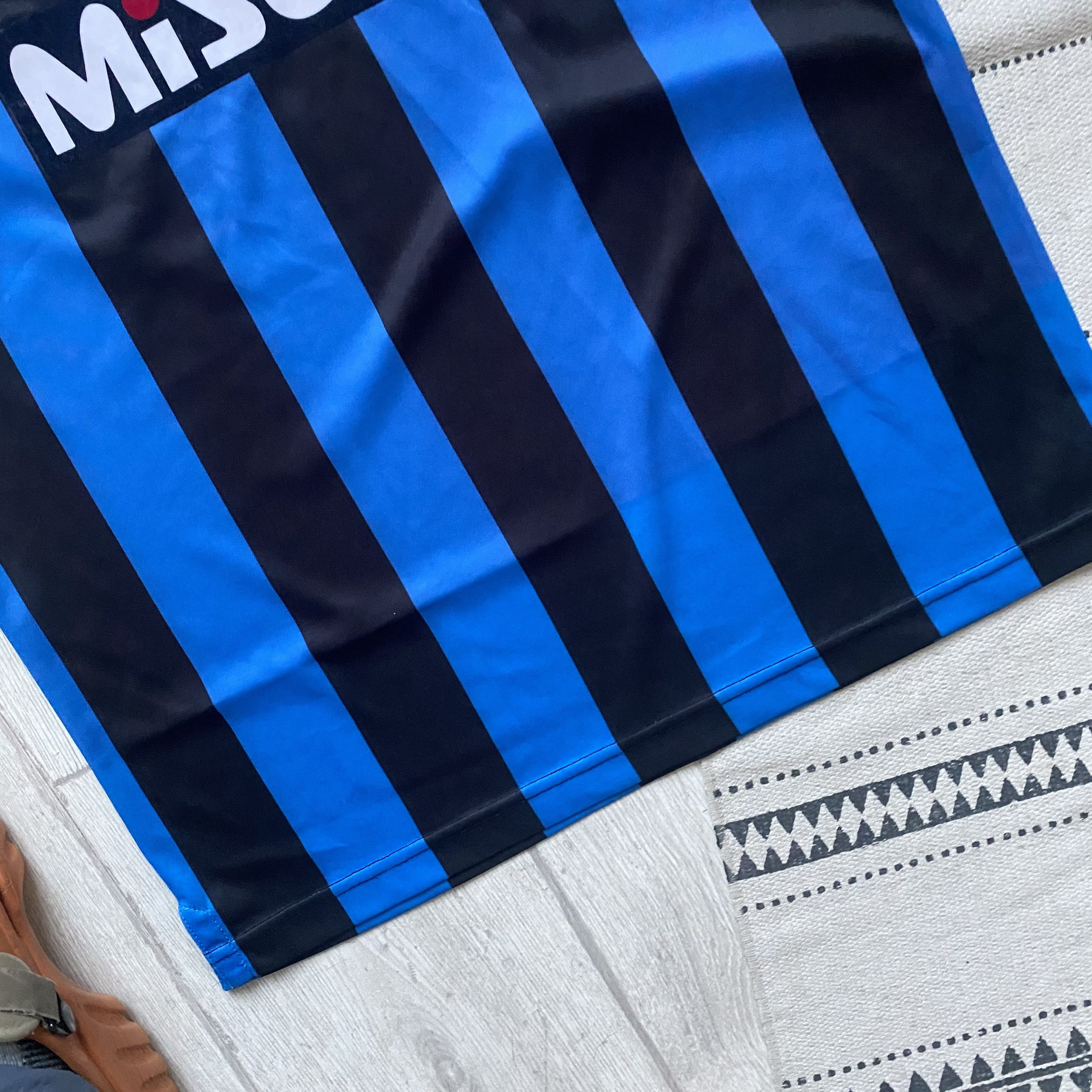 Umbro ⚽️ Vintage Retro 90s Inter Milan jersey Soccer Blockore Size US M / EU 48-50 / 2 - 3 Thumbnail