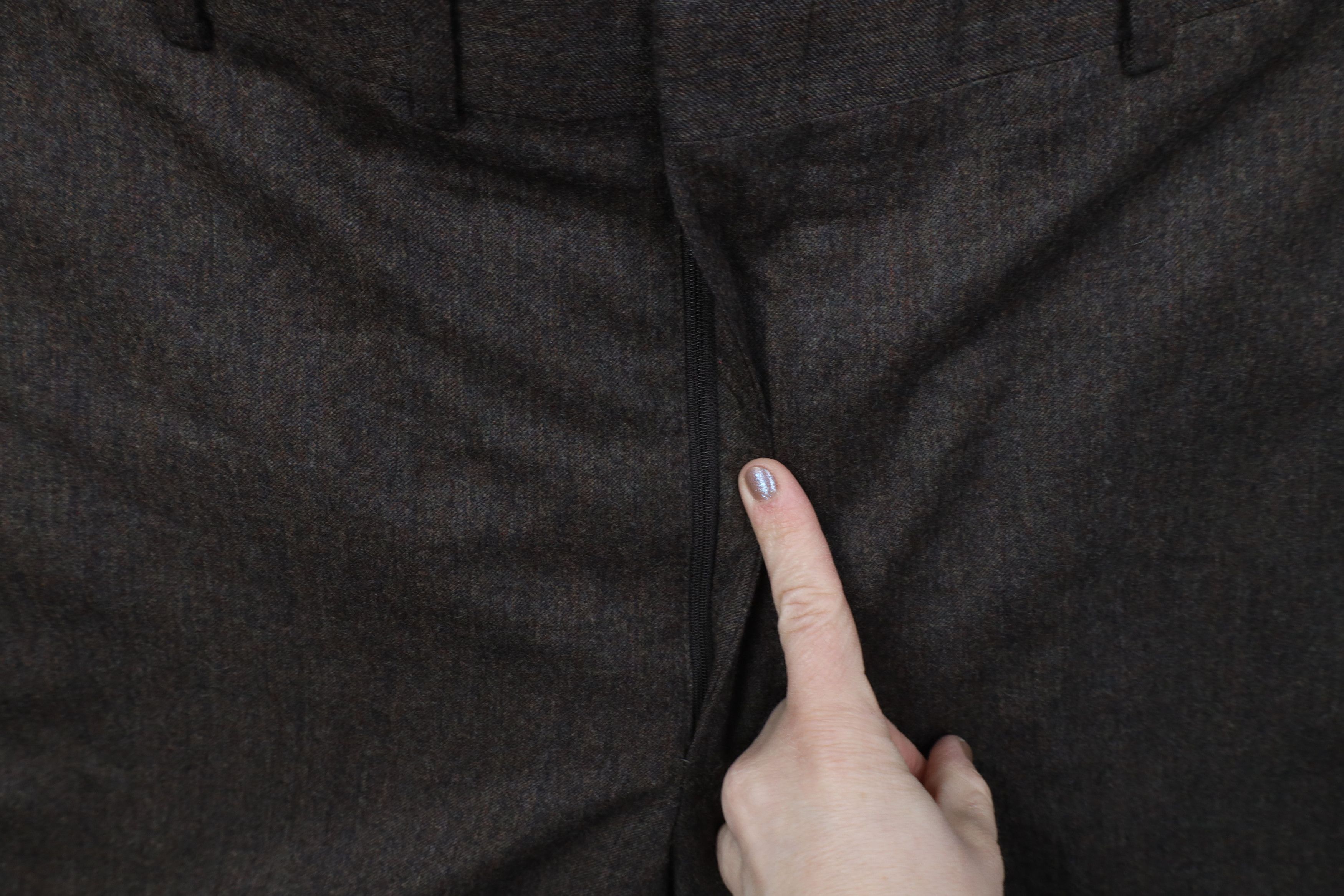 Vintage Vintage 70s Streetwear Flannel Knit Wide Leg Chino Pants USA Size US 38 / EU 54 - 5 Thumbnail