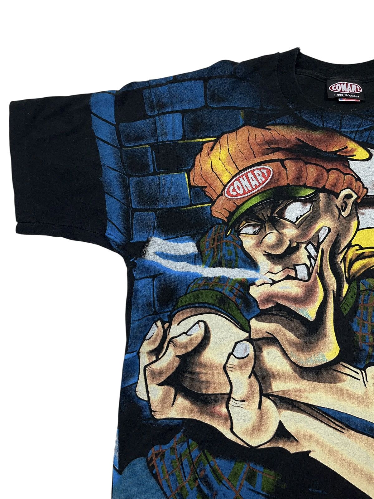 Rap Tees Vintage 1993 Conart All Over Print T-shirt Hip Hop Rap Tee Size US XL / EU 56 / 4 - 10 Thumbnail