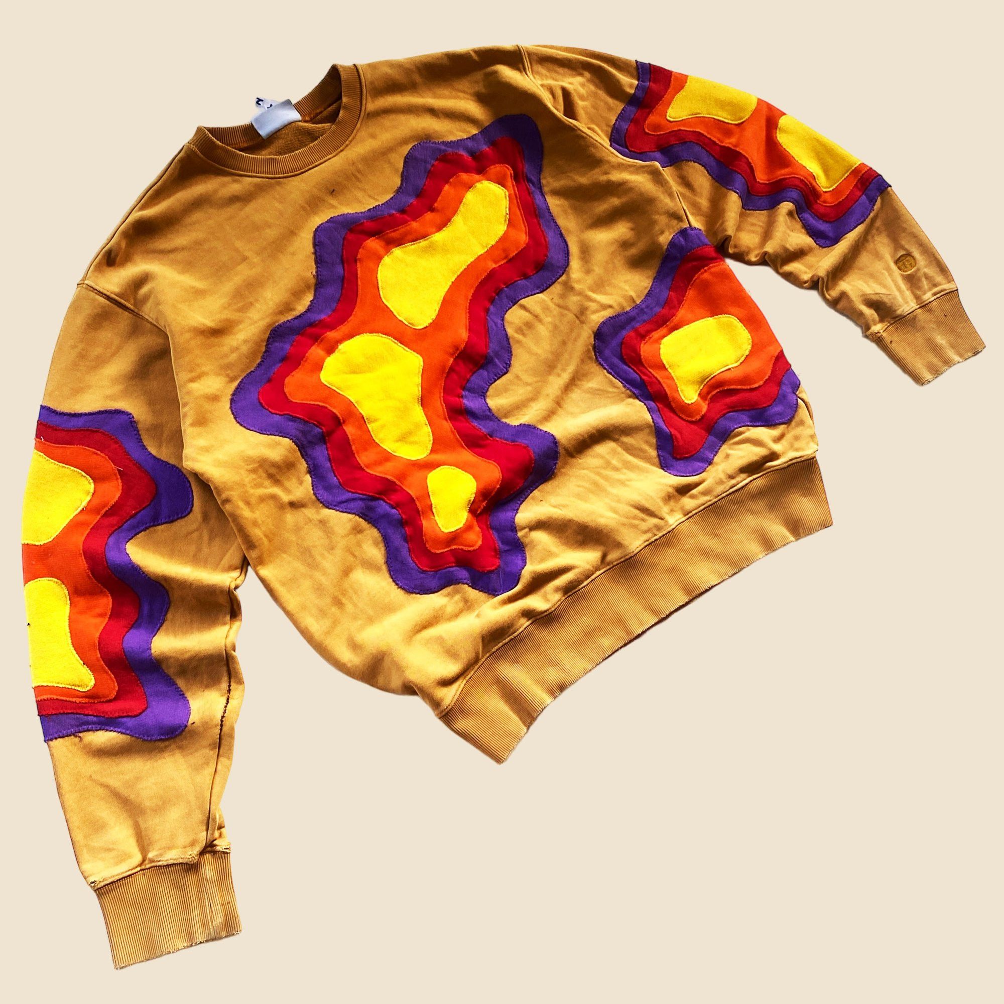 Handmade × Japanese Brand 1 OF 1 REWORKED SUPER THERMAL SWEATSHIRT SIZE XL Size US XL / EU 56 / 4 - 2 Thumbnail