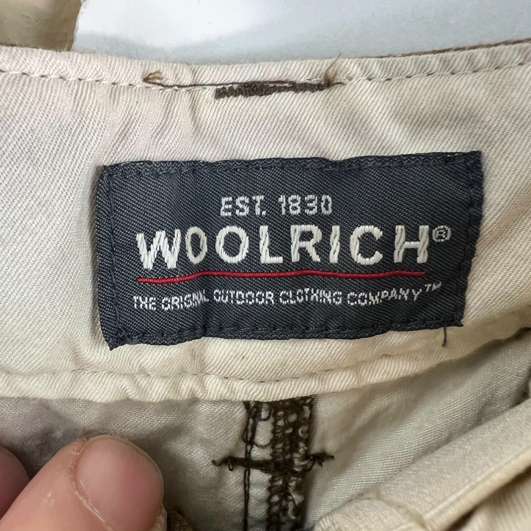 Vintage Woolrich Relaxed Fit Lined Jeans Mens 32 Brown Stretch Waist 332X32 Casual Nature Size US 32 / EU 48 - 6 Thumbnail