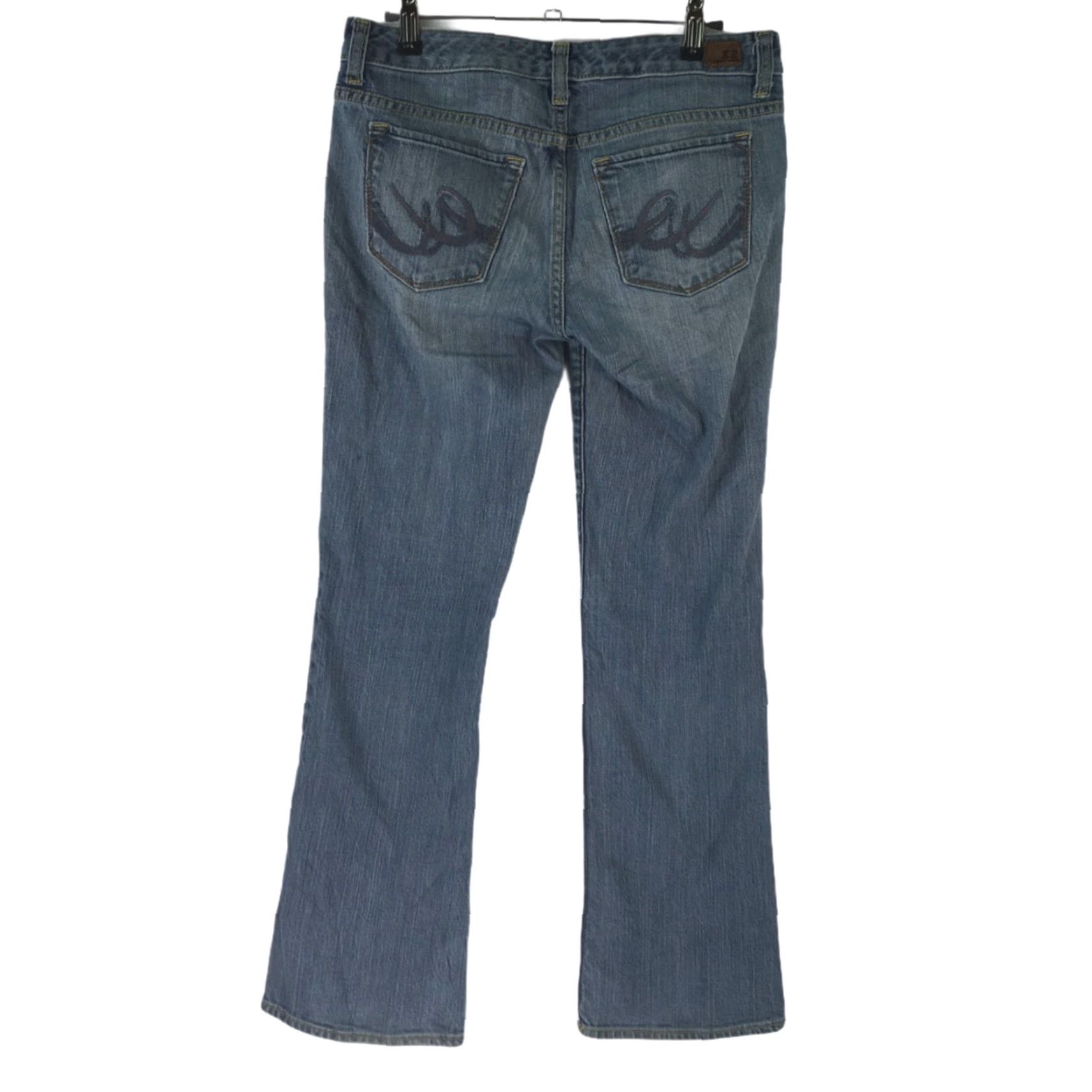 Denime X2 Slim Bootcut Jeans Women's Size 6 30x30 Blue Denim 5-Pocket Low Rise Size 28" / US 6 / IT 42 - 5 Thumbnail