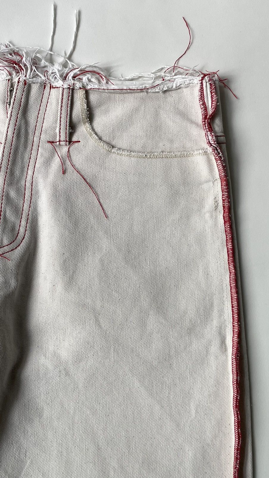 Maison Margiela S/S 21 Inside Out Stitch Jeans Size US 32 / EU 48 - 9 Thumbnail
