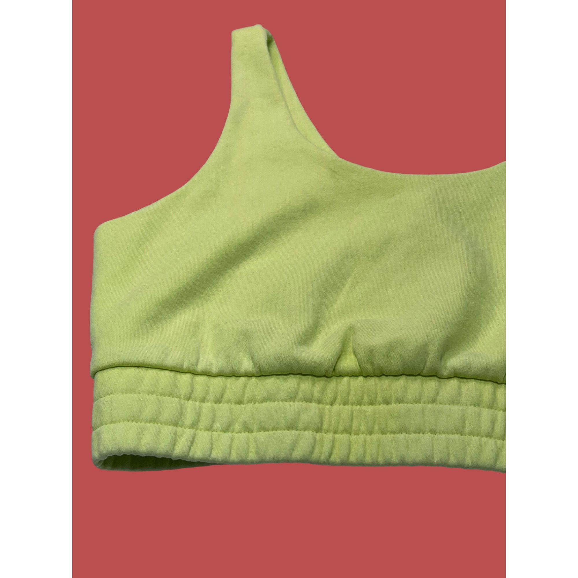 Other Wild Fable - Women's Light Support Sports Bra - Lemon Yellow Size ONE SIZE - 6 Thumbnail