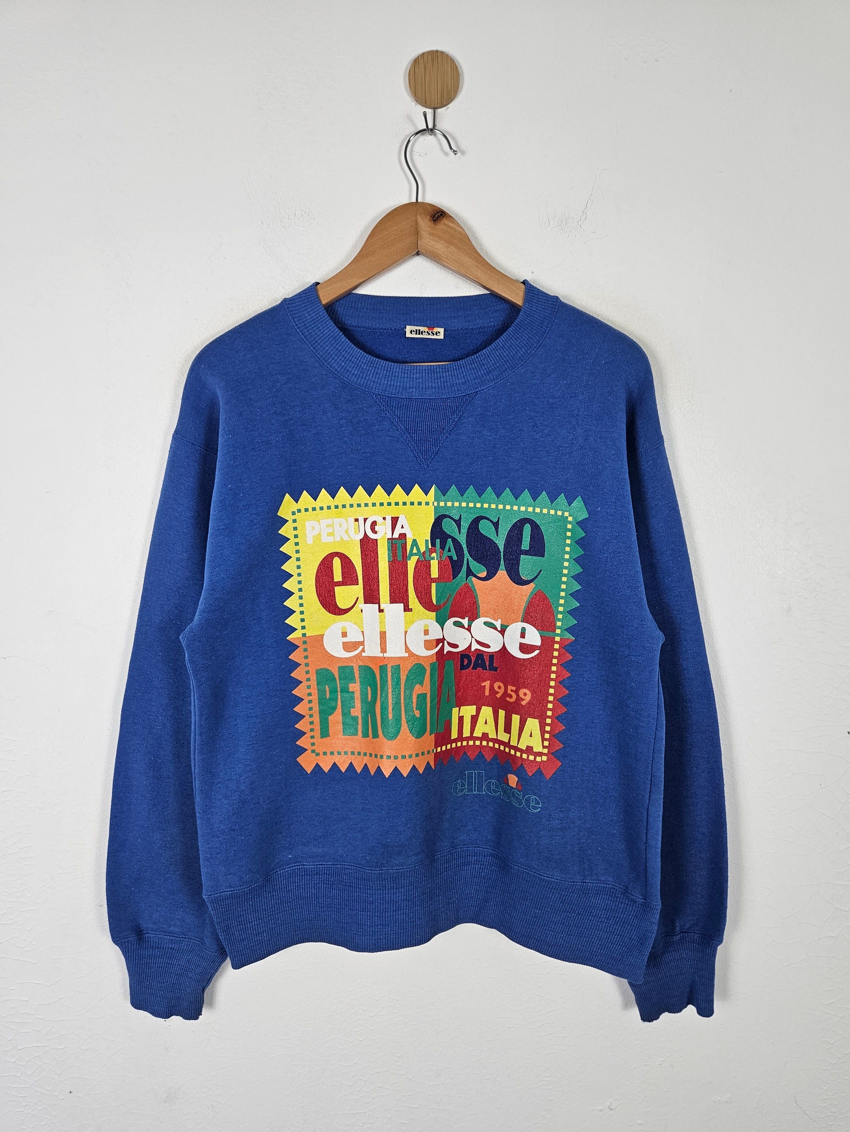 Ellesse Ellesse 90s Perugia italia Sweatshirt Size US L / EU 52-54 / 3 - 1 Thumbnail