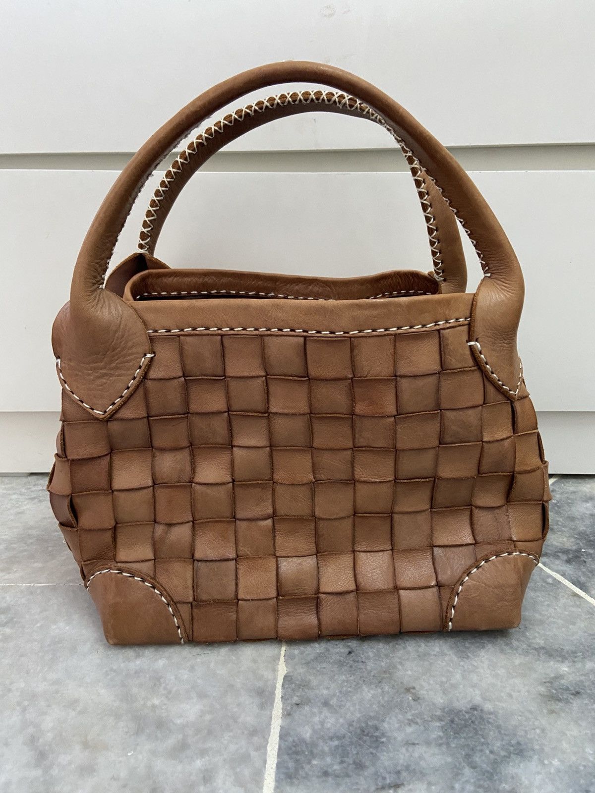 Genuine Leather Genuine Leather Patina Peaks Peak Japan Bag Size ONE SIZE - 1 Thumbnail