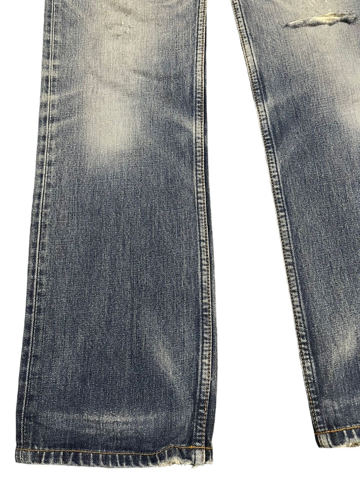 Levi's Vintage 90s Levis 503 Blue Wash Distress Baggy Jeans Size US 30 / EU 46 - 5 Thumbnail