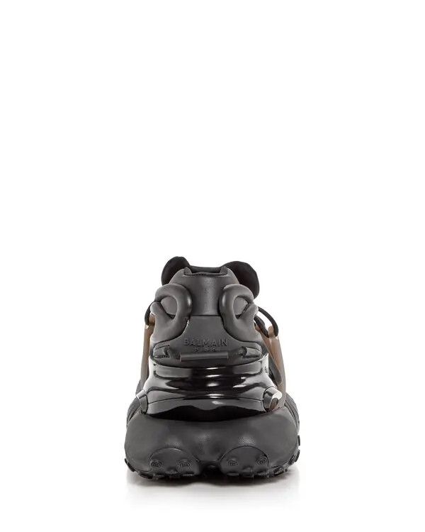 Balmain o1s1wg111225 Unicorn Lace Up Low-Top Sneakers in Black Size US 10 / IT 40 - 4 Thumbnail