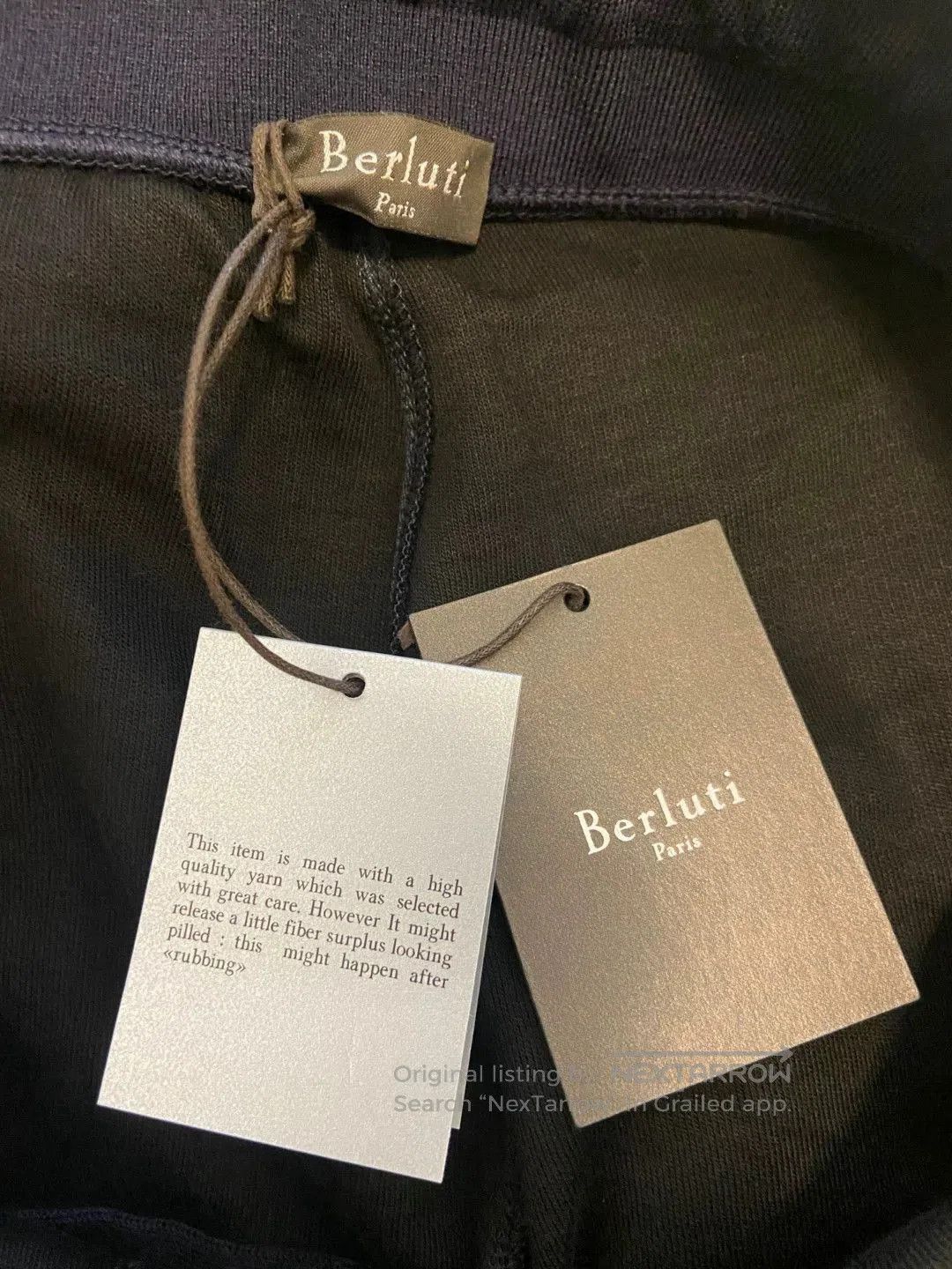 Berluti Black Casual Ankle-Cuff Pants Size 36. Size US 36 / EU 52 - 3 Thumbnail