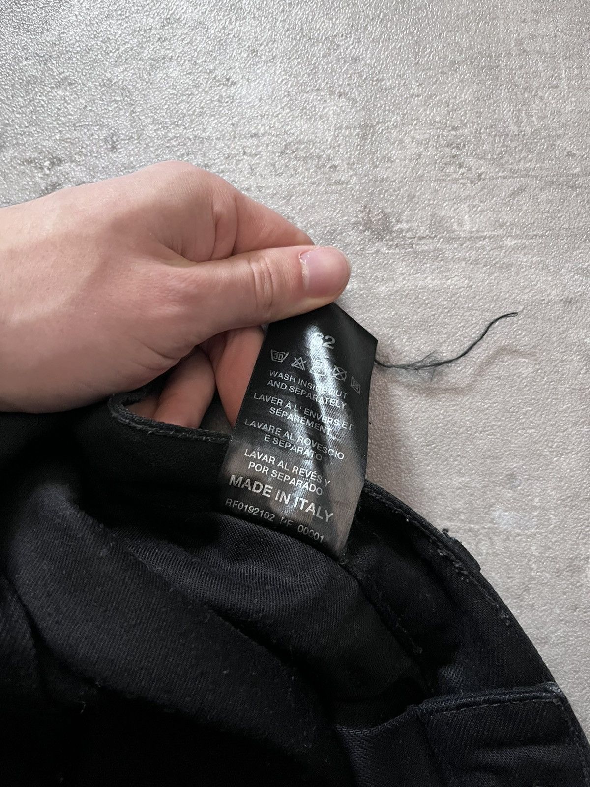 Raf Simons Raf Simons A/W 19 destroyed denim black red jeans rare Size US 32 / EU 48 - 15 Thumbnail