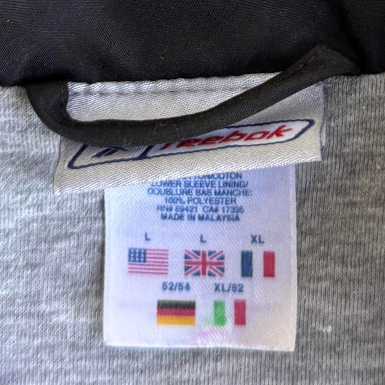 Reebok × Vintage Vintage Y2K Reebok Skater Tech Cyber Windbreaker Jacket Size US L / EU 52-54 / 3 - 4 Thumbnail