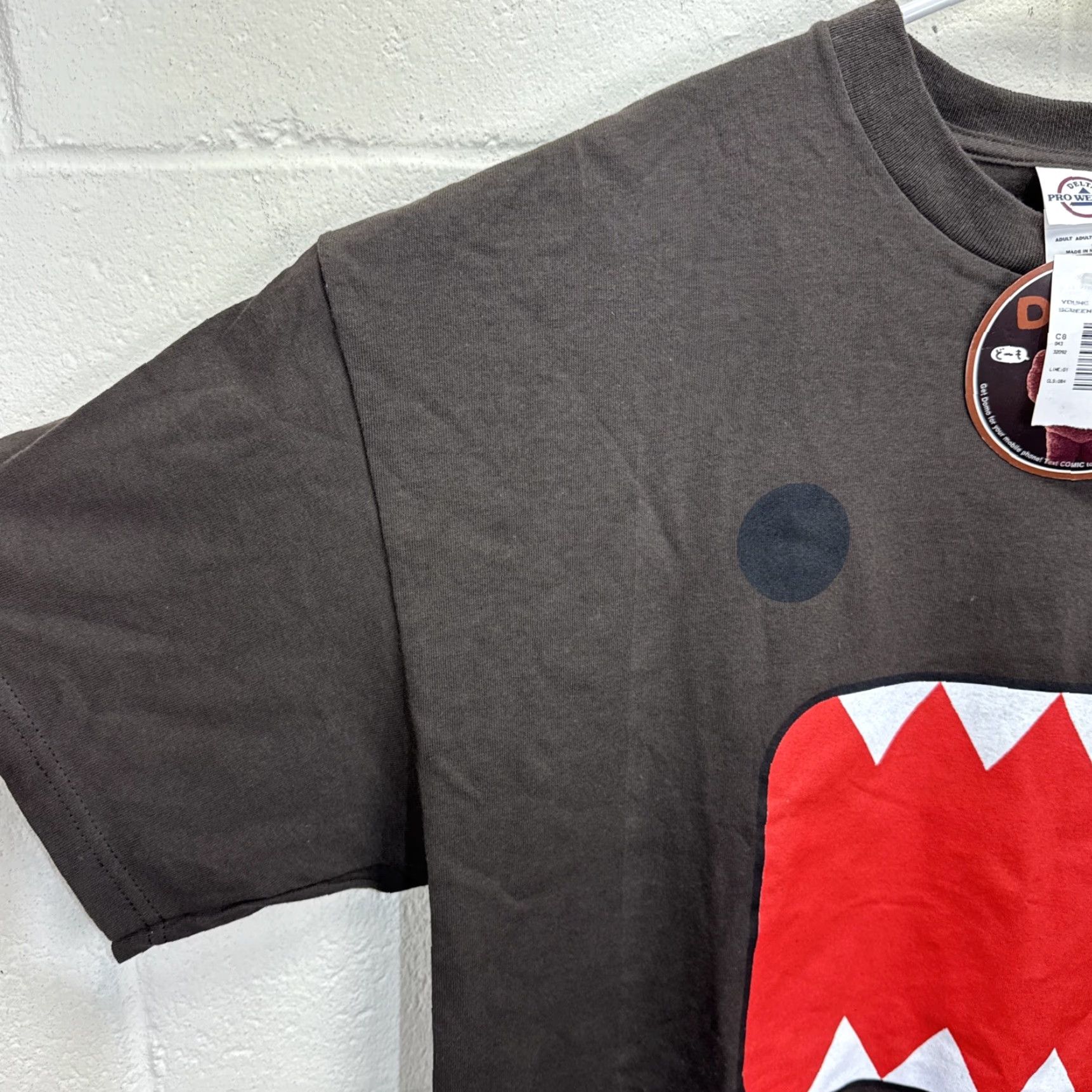 Delta VINTAGE Delta Domo Face Shirt XL Brown Graphic Print 90s Cartoon Anime Mens Size US XL / EU 56 / 4 - 7 Thumbnail