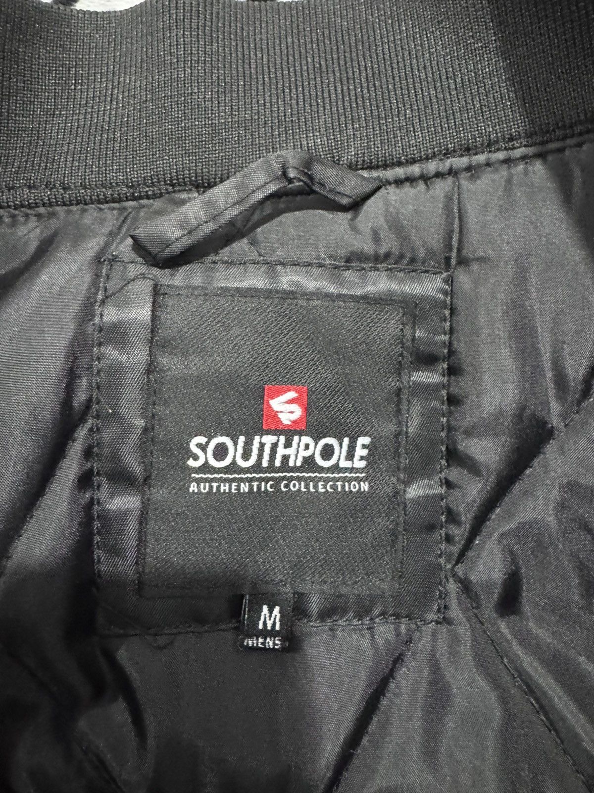 Southpole Vintage South Pole Bomber Quilted Jacket Size Medium Black Size US M / EU 48-50 / 2 - 6 Thumbnail