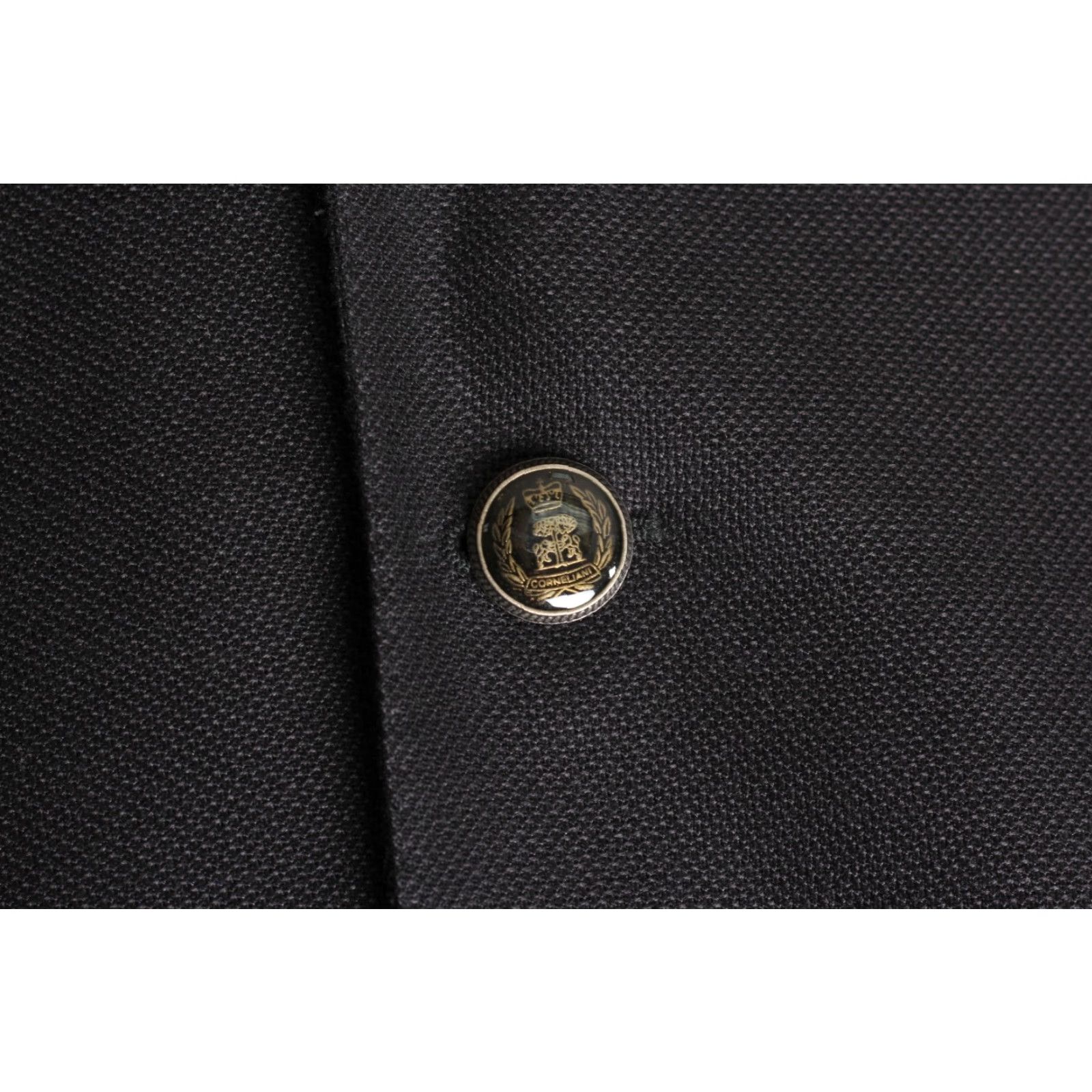 Corneliani CORNELIANI Leader Blazer Jacket Men L Virgin Wool Silk Made in ITALY Blazer Black Mens Regular Jacket Size 42R - 6 Thumbnail