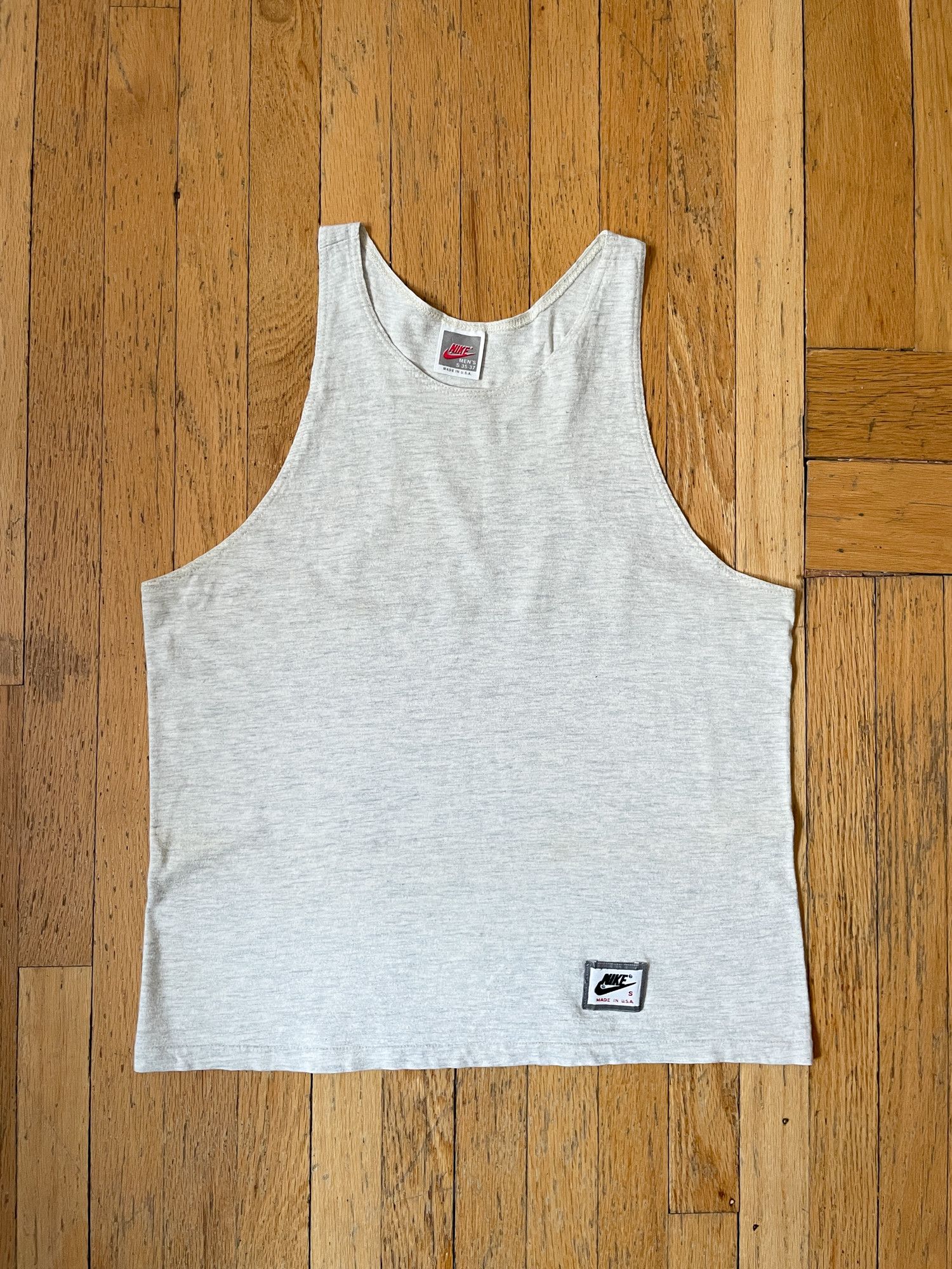 Nike × Vintage 90s Single Stitch Nike Tank Top Size US S / EU 44-46 / 1 - 1 Thumbnail