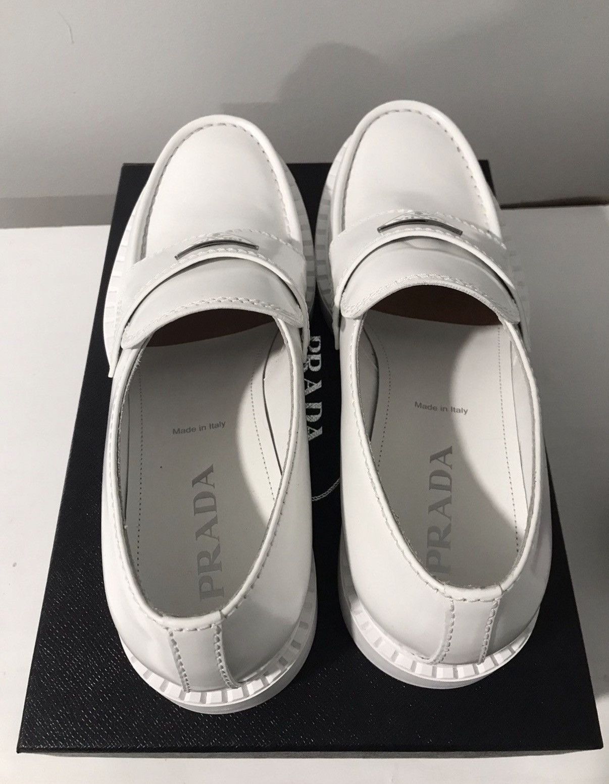 Prada Prada Brushed Leather Loafer Size US 10 / EU 43 - 3 Thumbnail