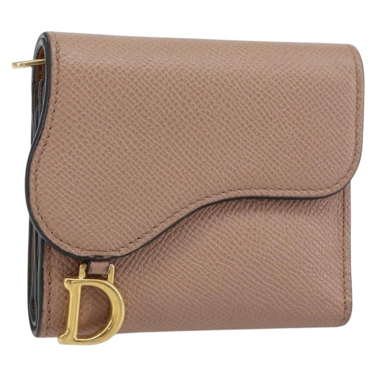 Dior Christian Dior Saddle Lotus Wallet Leather Size ONE SIZE - 1 Thumbnail
