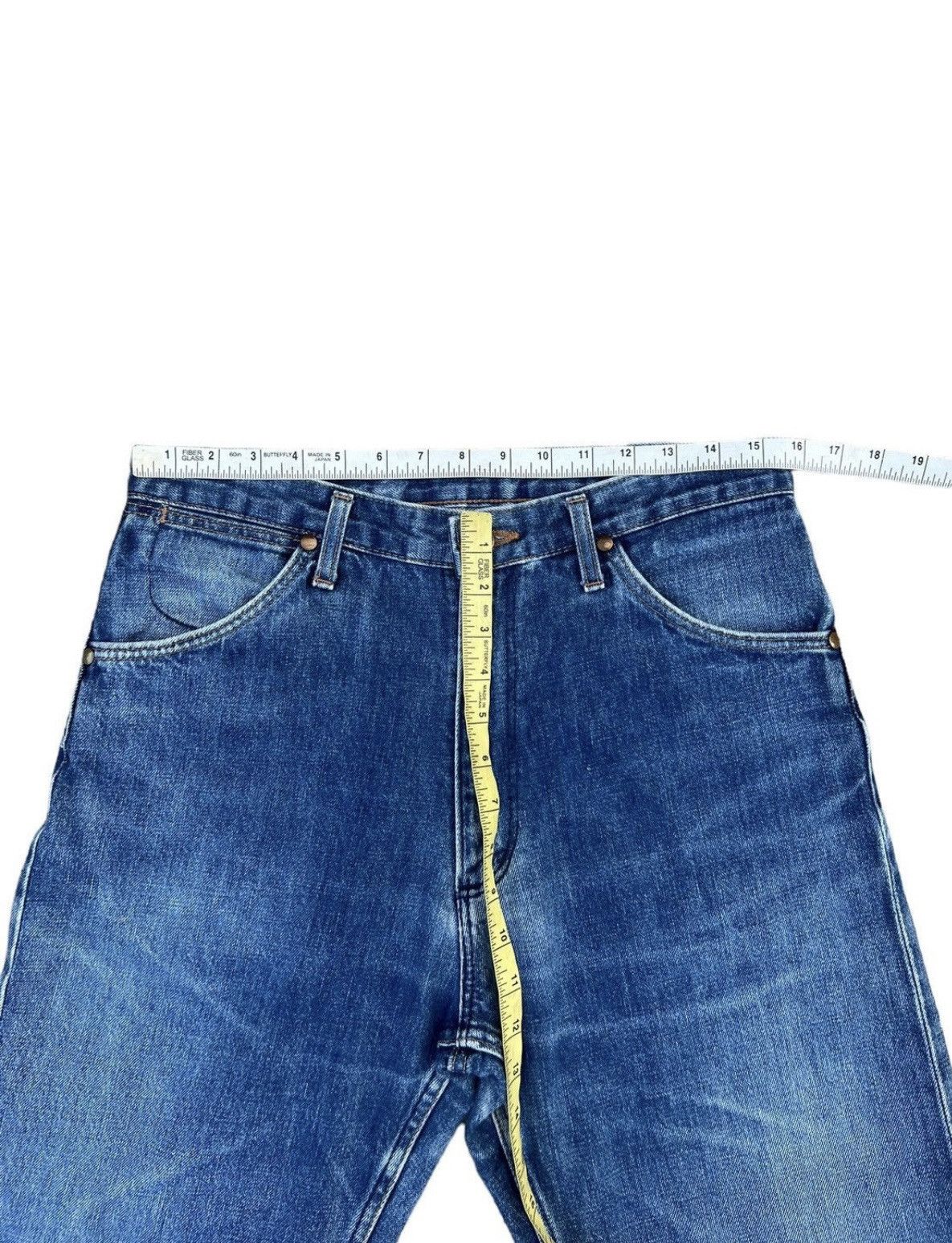 Vintage Vintage Wrangler Blue Bell Blue Denim Selvedge Jeans Size US 31 - 4 Thumbnail