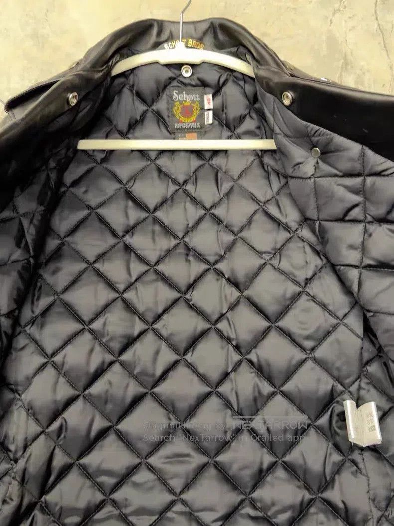 Schott Schott Leather coat Size US XXS / EU 40 - 7 Thumbnail