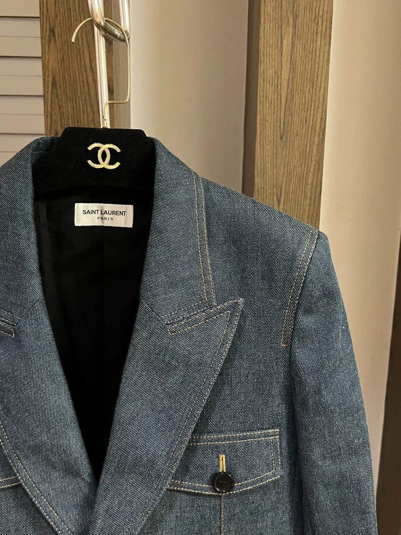 Saint Laurent Paris Saint Laurent Paris Cowboy suit jacket-2506 Size XS / US 0-2 / IT 36-38 - 6 Thumbnail