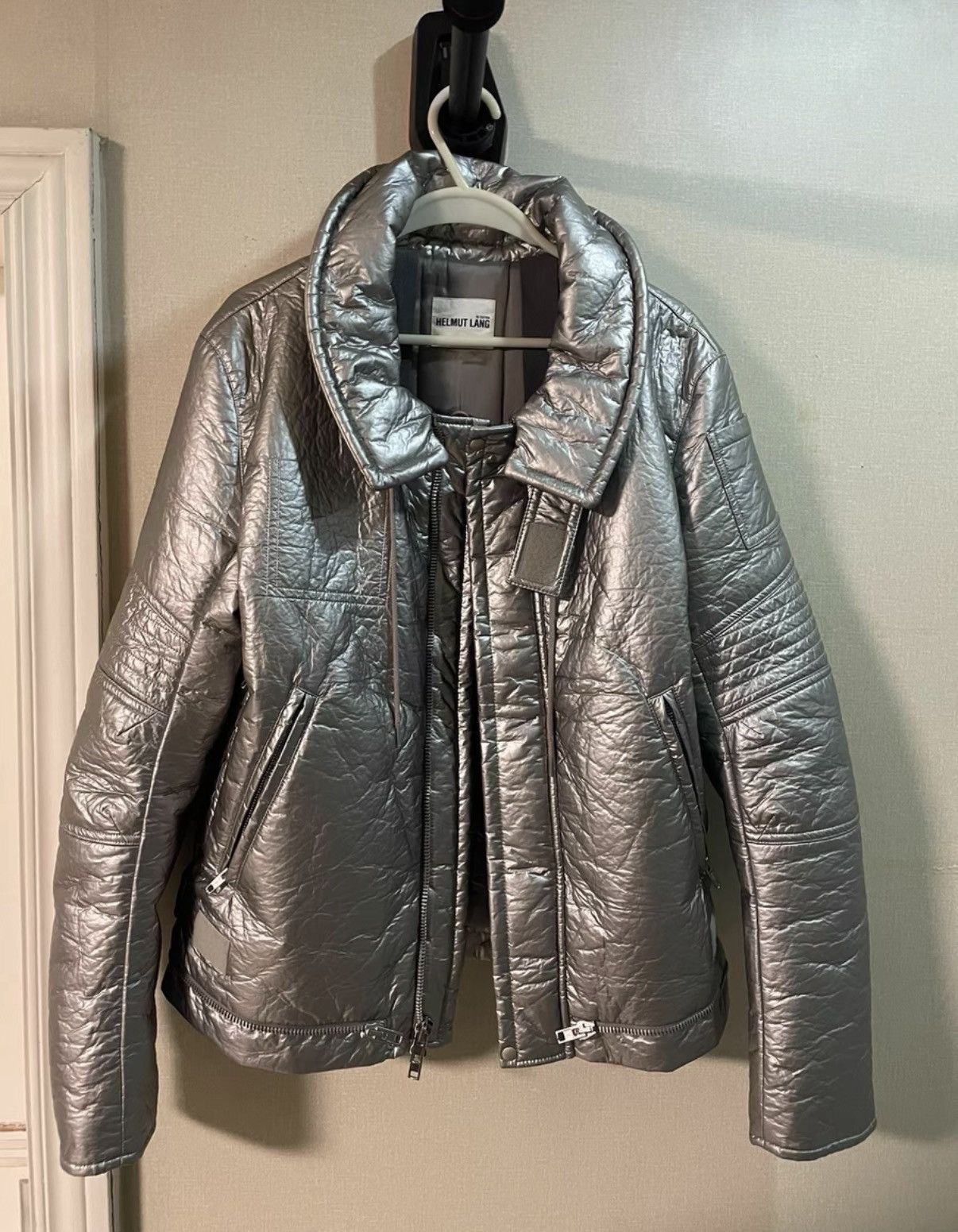 Helmut Lang Helmut Lang "Astro" Silver Astronaut Series Jacket Size US M / EU 48-50 / 2 - 1 Thumbnail