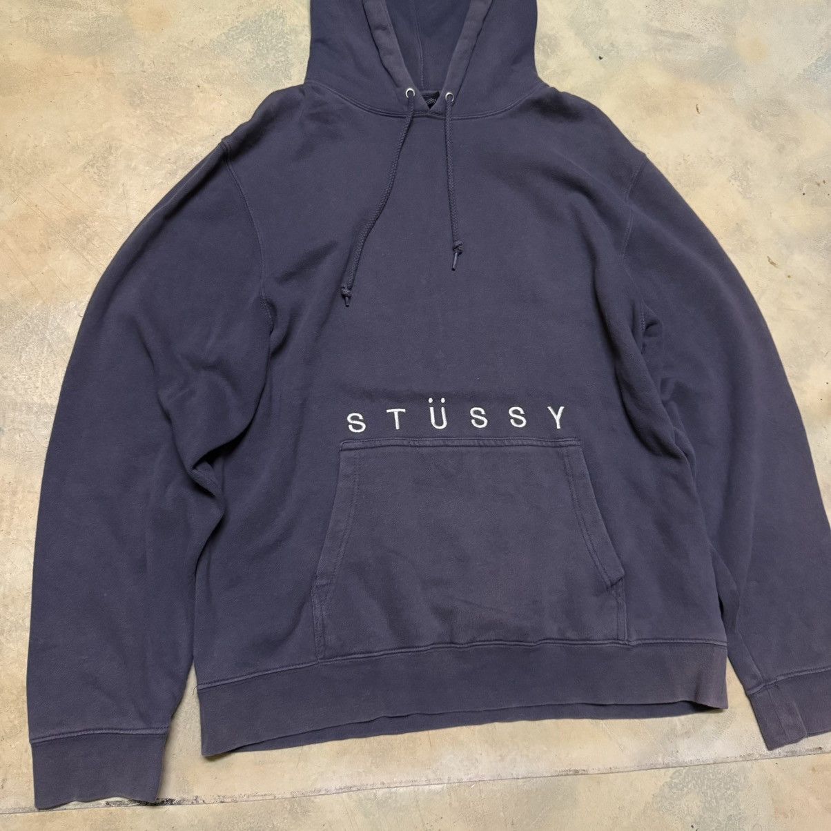 Stussy Stussy Hoodie Big Logo Sun Faded Size US XL / EU 56 / 4 - 4 Thumbnail