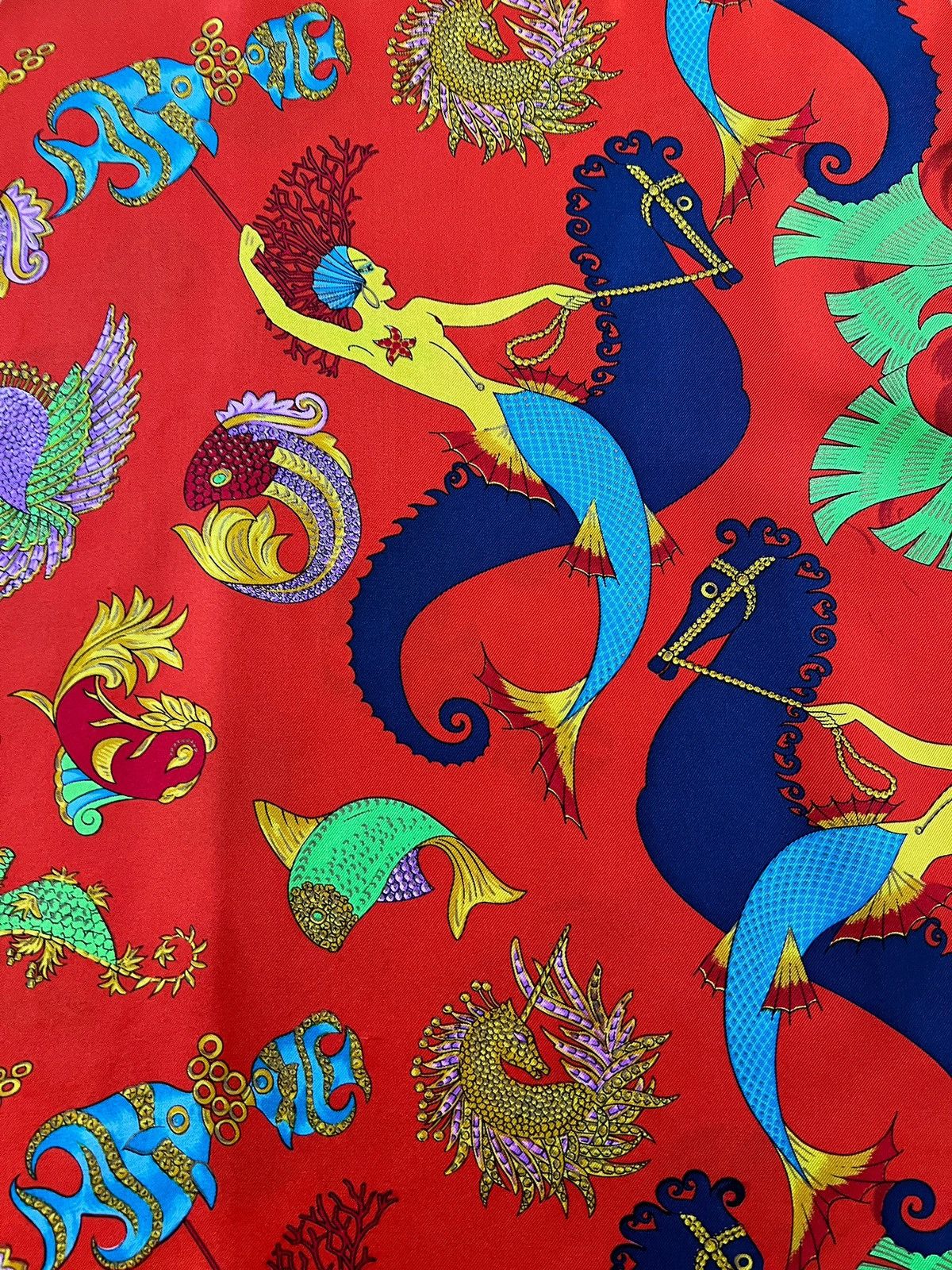 Versace × Vintage Vintage Gianni Versace Versatile Couture Silk Tops Size L / US 10 / IT 46 - 4 Thumbnail